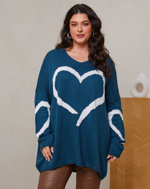 Pull Agathe bleu