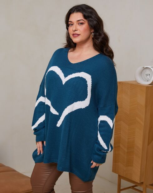 Pull Agathe bleu
