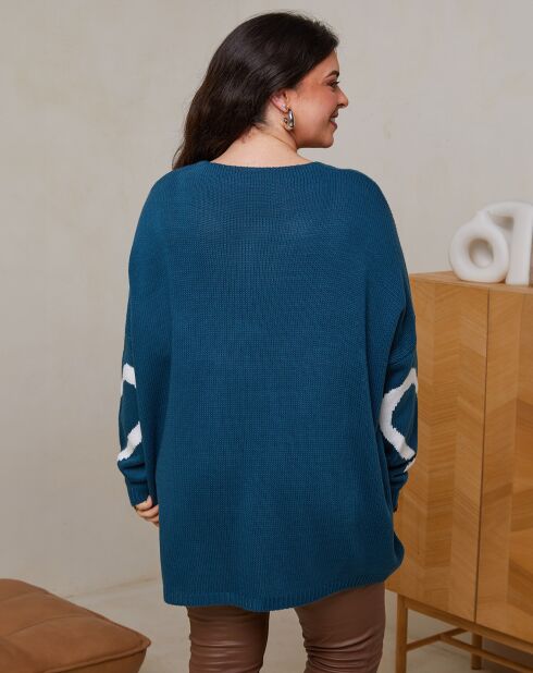 Pull Agathe bleu