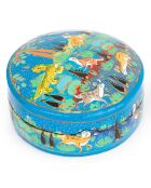 6 Sous-verres ronds  bleus