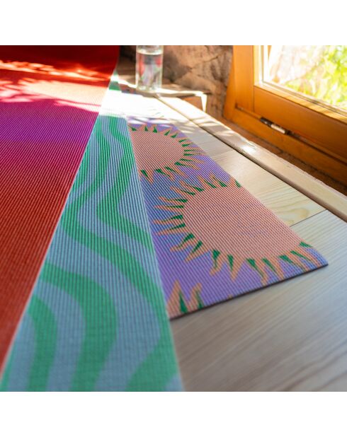 Tapis de yoga balasana multicolore - 173x0.5x61 cm