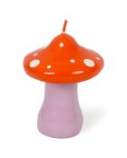 Grande bougie champignon rouge - 13.4x10x10 cm