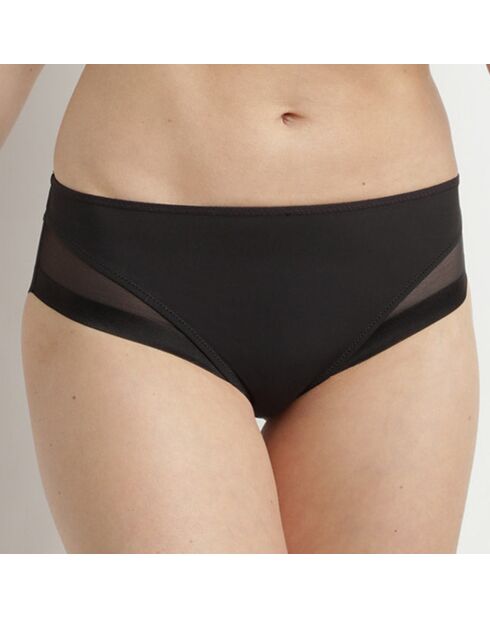 Culotte en microfibre & tulle Generous noire
