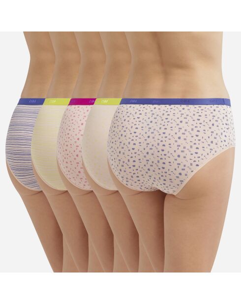 5 Boxers Les Pockets multicolores