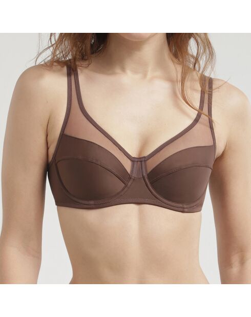 Soutien-gorge emboitant avec armatures Generous marron