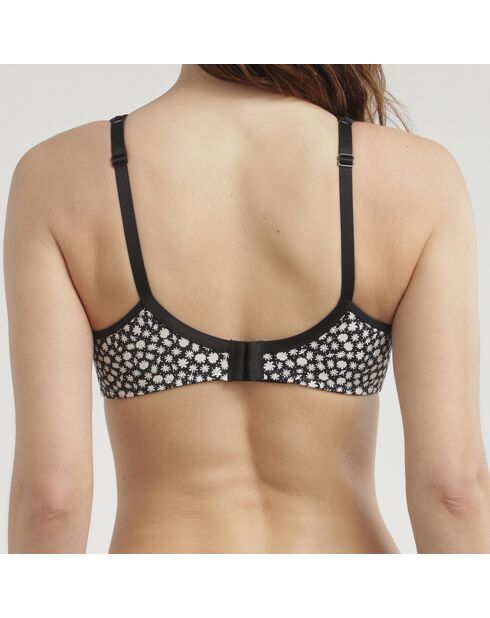 Soutien-gorge emboitant avec armatures Generous noir retro daisy
