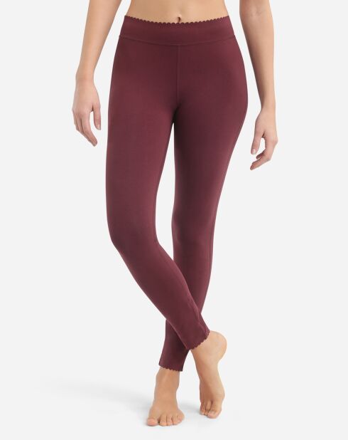 Legging Body Touch rouge bordeaux 