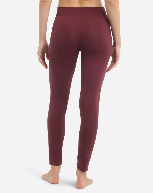 Legging Body Touch rouge bordeaux 