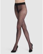 Collants plumetis Signature noirs