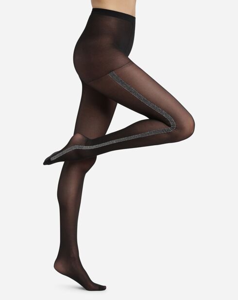 Collants Style noir/argenté
