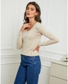 Pull Emma beige