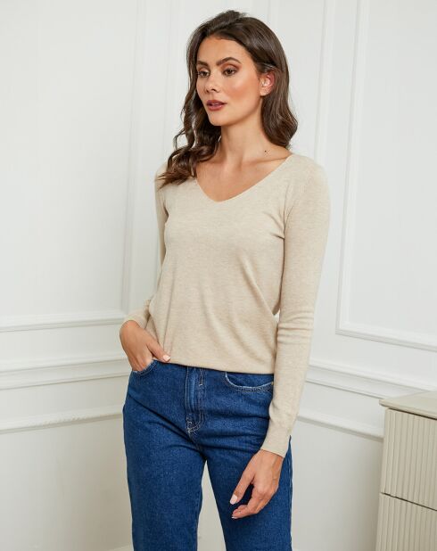 Pull Emma beige