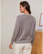 Pull Capucine taupe