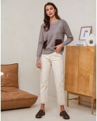 Pull Capucine taupe