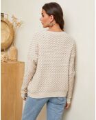 Pull Maria beige