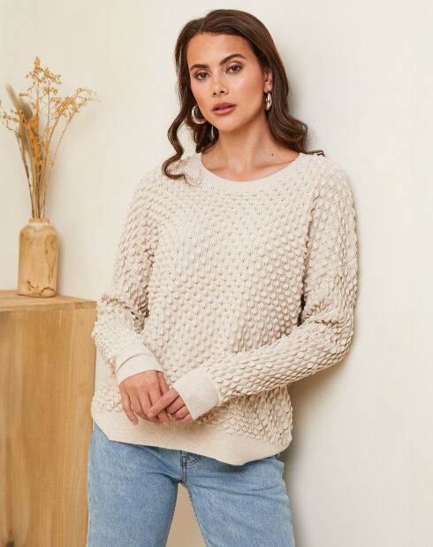 Pull Maria beige