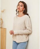 Pull Maria beige