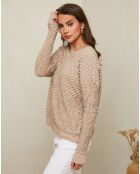 Pull Maria taupe