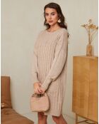 Robe Lyna taupe