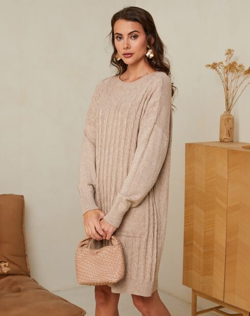 Robe Lyna taupe