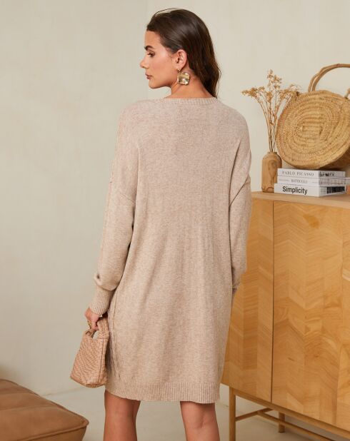 Robe Lyna taupe