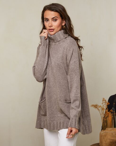 Pull Gabrielle taupe