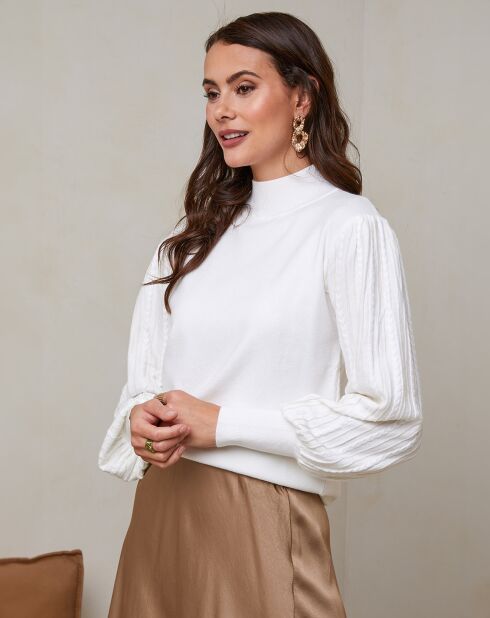 Pull Alya blanc