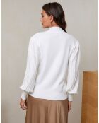 Pull Alya blanc