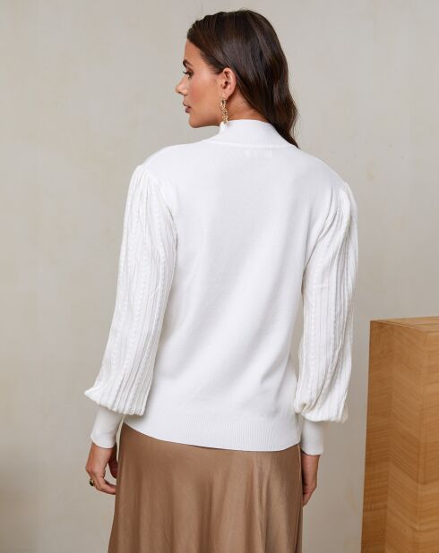 Pull Alya blanc