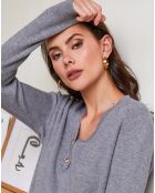 Pull Lise gris