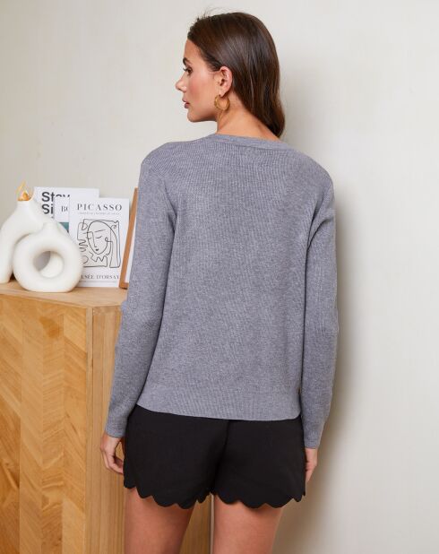 Pull Lise gris