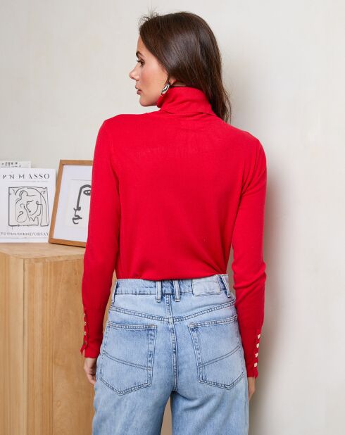 Pull Roxane rouge