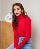 Pull Roxane rouge