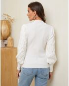 Pull Ava blanc