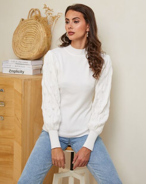 Pull Ava blanc