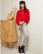 Pull Ava rouge