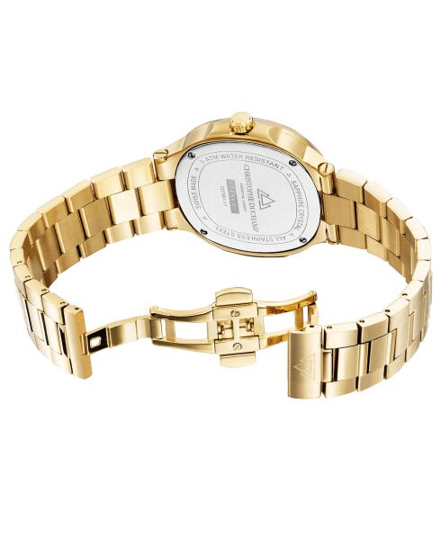 Montre Homme Quartz en Acier L'Envie dorée