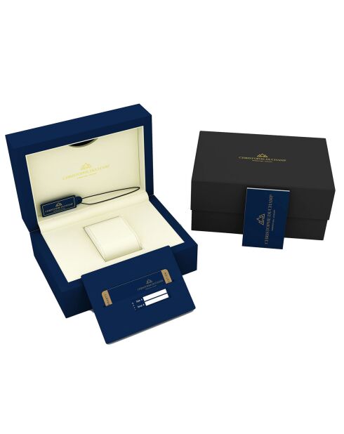 Montre Homme Quartz en Acier Grand Mont dorée