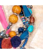 Divolia silberfarben/mehrfarbiges Armband