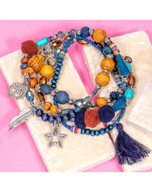 Divolia silberfarben/mehrfarbiges Armband