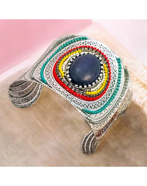 Bracciale Grieka argento/nero