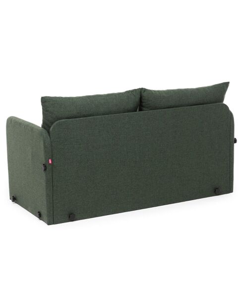 Canapé convertible 2 places Saga XL vert - 148x70x66 cm