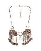 Collar Antolina dorado/blanco
