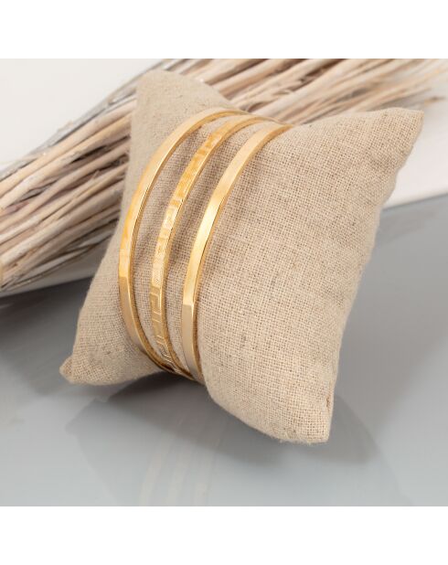 3 Joncs Dohane dorés