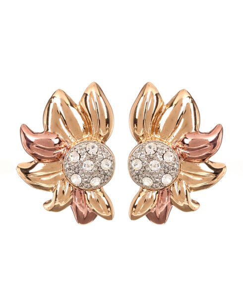 Boucles d'oreilles Sunower argenté/doré/rosé