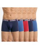 5 Boxers Powerful bleu/rouge