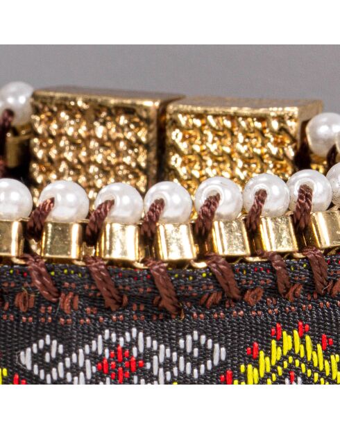 Armreif Mexane gold/braun