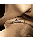 Bague Only One Saphir 0.54 ct or blanc