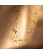 Collier Colormix Pierres semi-précieuses 3 ct Or jaune