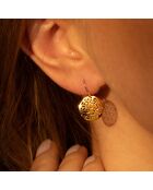 Boucles d'oreilles Dandelion or jaune